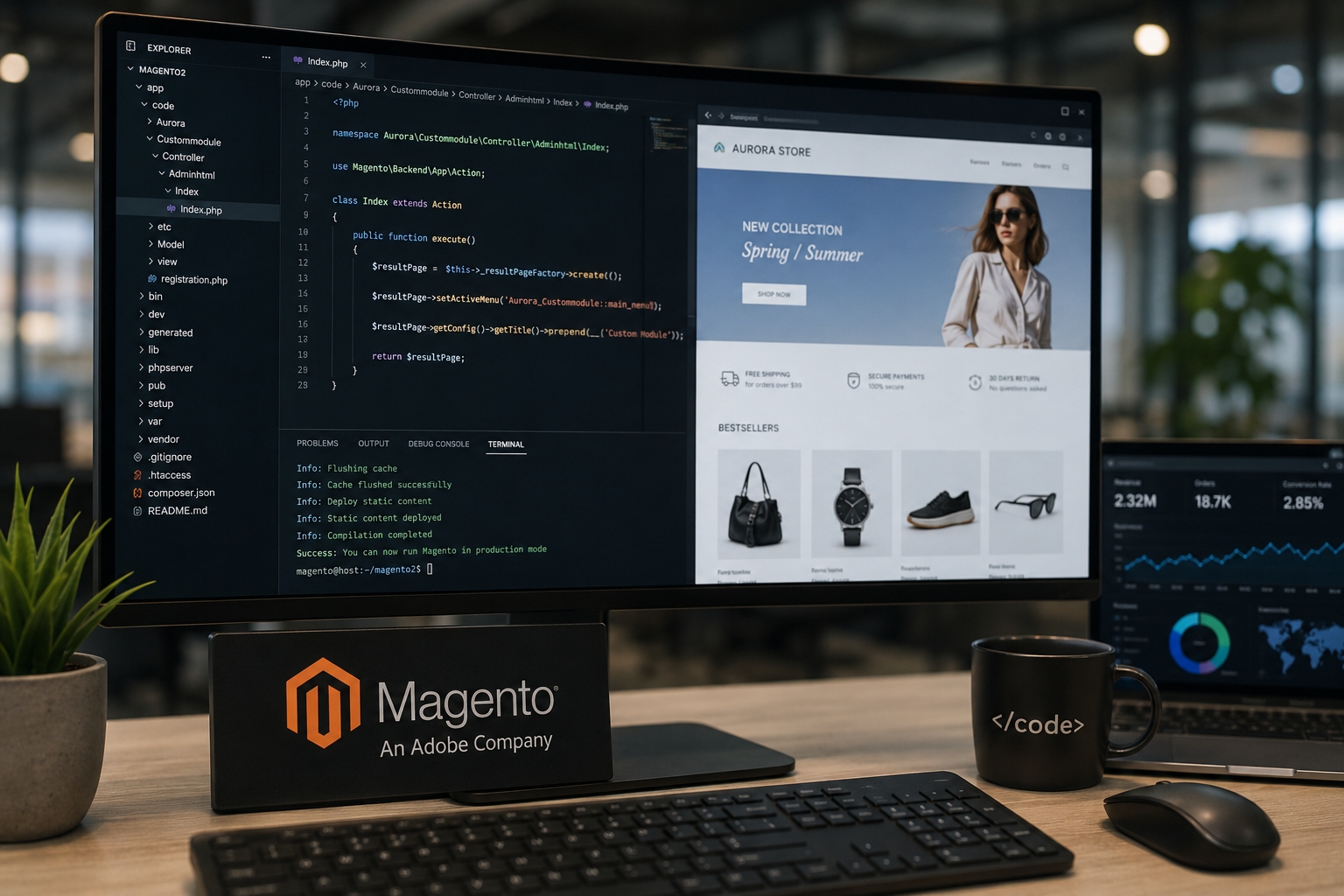 Skalowanie sklepu na Magento 2 – architektura, integracje i wydajność